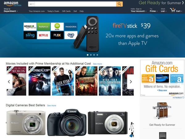 Amazon UX Design