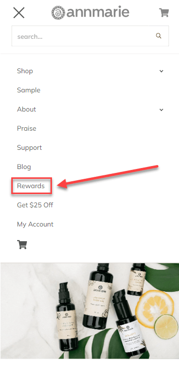 annmarie loyalty mobile menu (1)