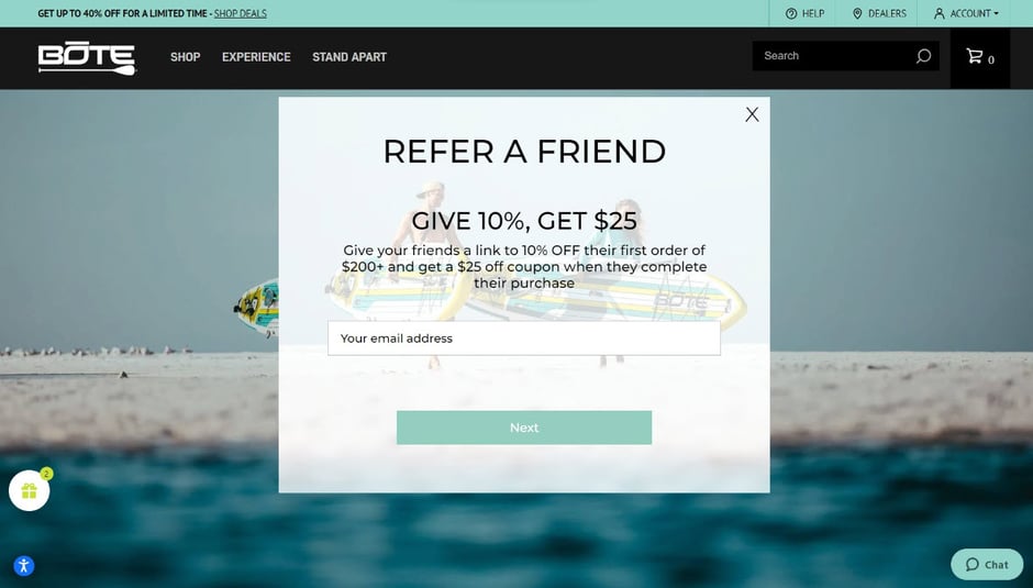 bote refer a friend