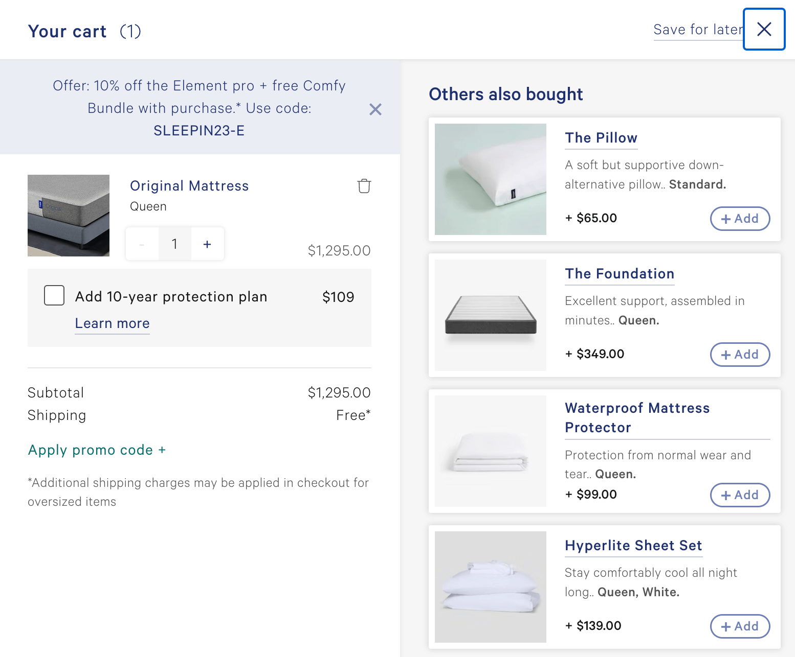 casper checkout page (1)