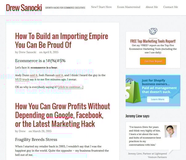 drew-sanocki-best-ecommerce-marketing-blogs