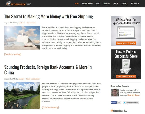 ecommerce fuel blog