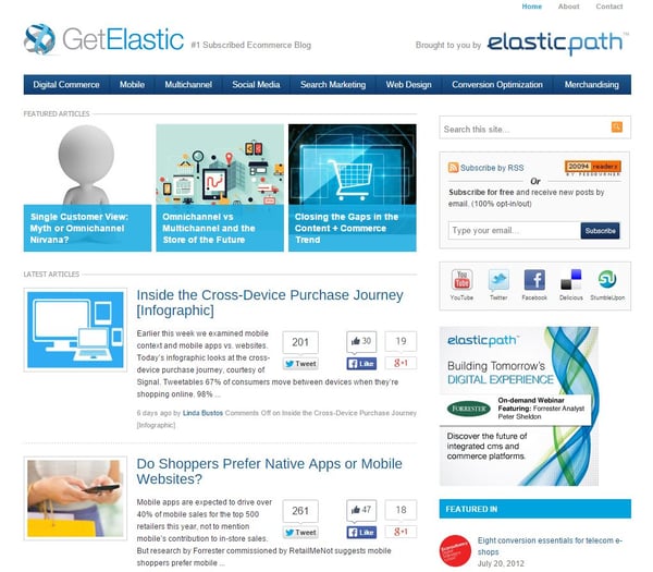 get elastic blog