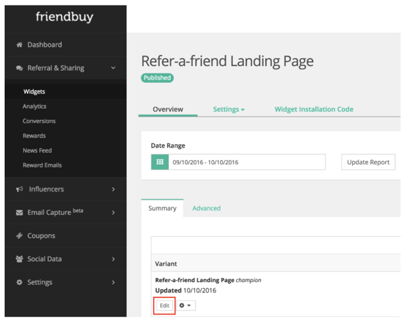 referral widgets