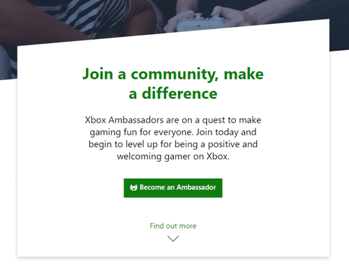 xbox ambassador program